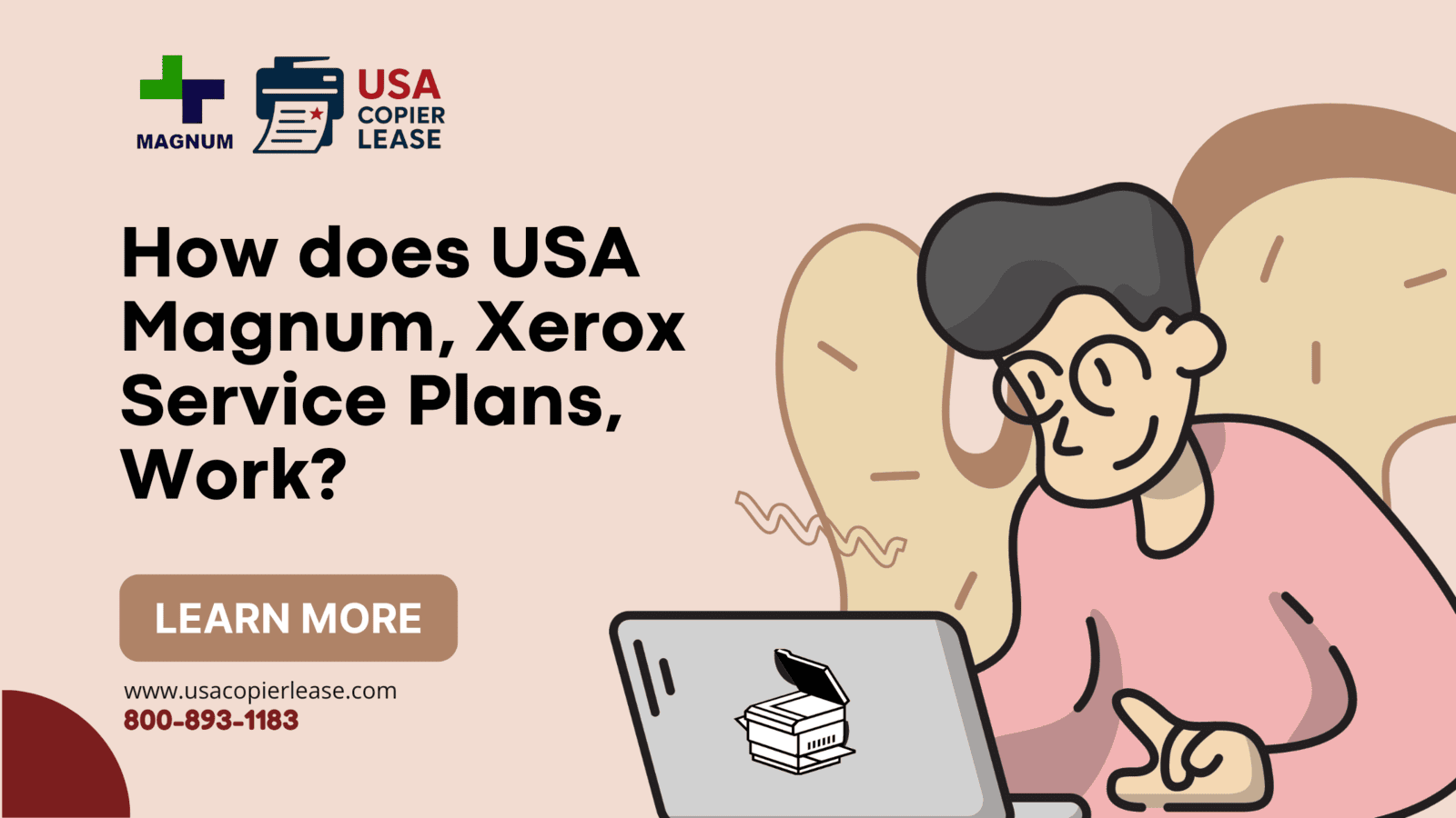 How does USA Magnum, Xerox Service Plans, Work? 
